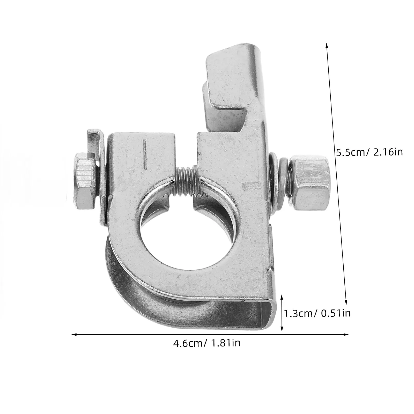 10Pcs German Style Battery Terminal Clamps Top Post Quick Release Disconnect for Automotive Trucks Marine Rv Heavy Duty Vehicles