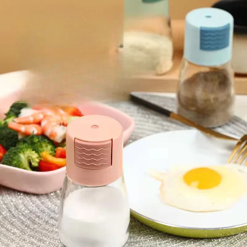 Quantitative Seasoning Tank, Controlled Salt Bottle, Seasoning Box, Kitchen Seasoning Container, Salt Dispenser Spice Rack