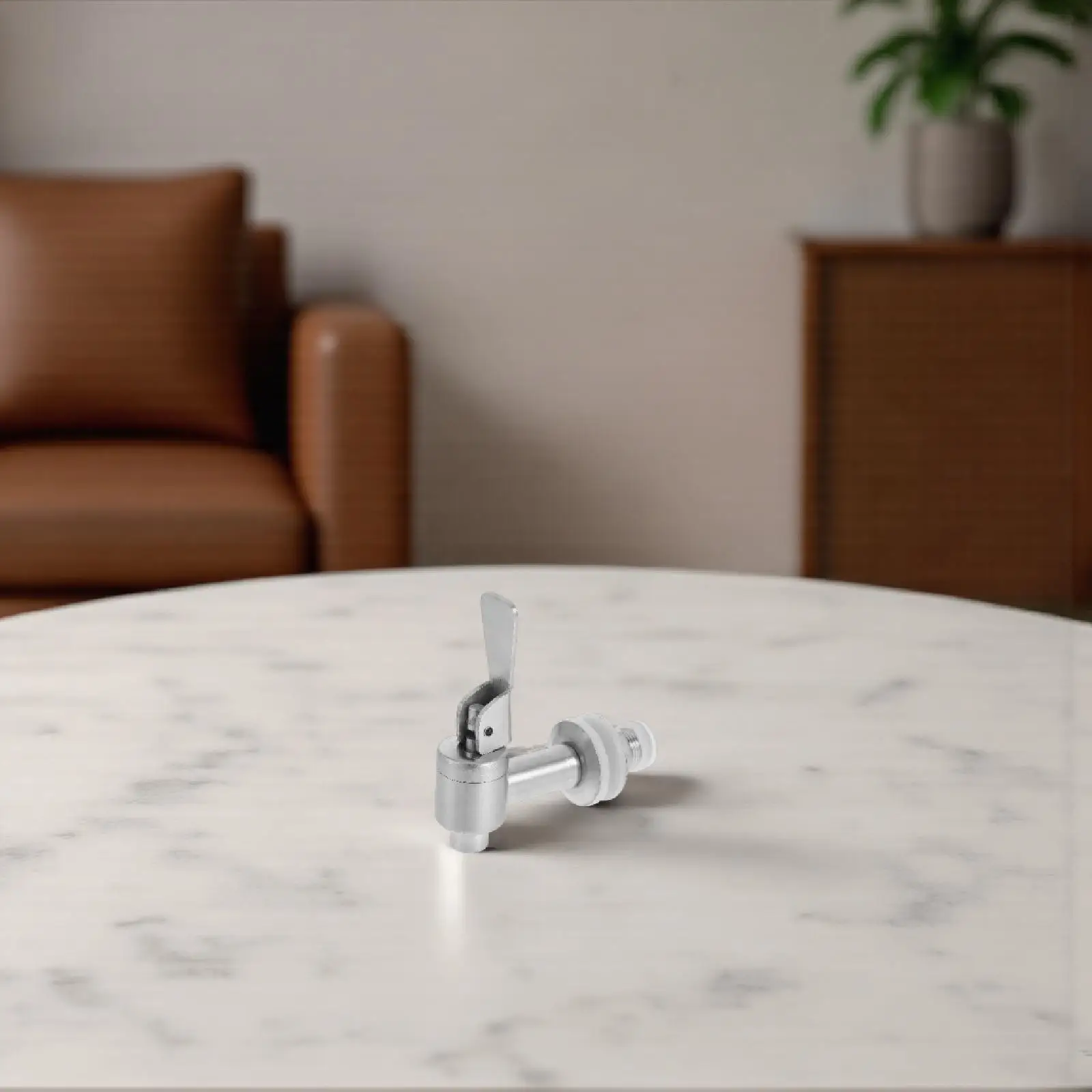 

Beverage Spigot Water Dispenser Barrel Faucet Stainless Steel Silver 16Mm Push Style Replacement Tap for Juice Coffee Beer Tea