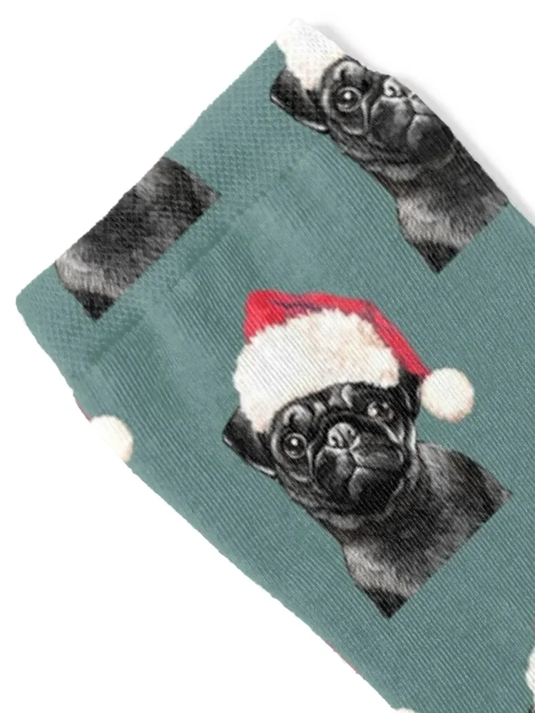 عيد الميلاد الجوارب السوداء الصلصال الأخضر هدايا مشرق الرباط الجوارب السنة الجديدة للنساء والرجال #2