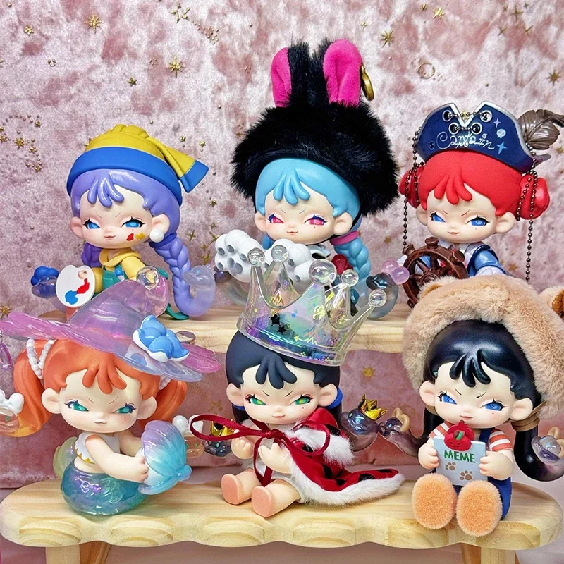 

MEMSOO Girl's Quirky Diary Series слепая коробка милые куклы Memsoo Mystery Box Kawaii аниме фигурка подарок настольный орнамент игрушки