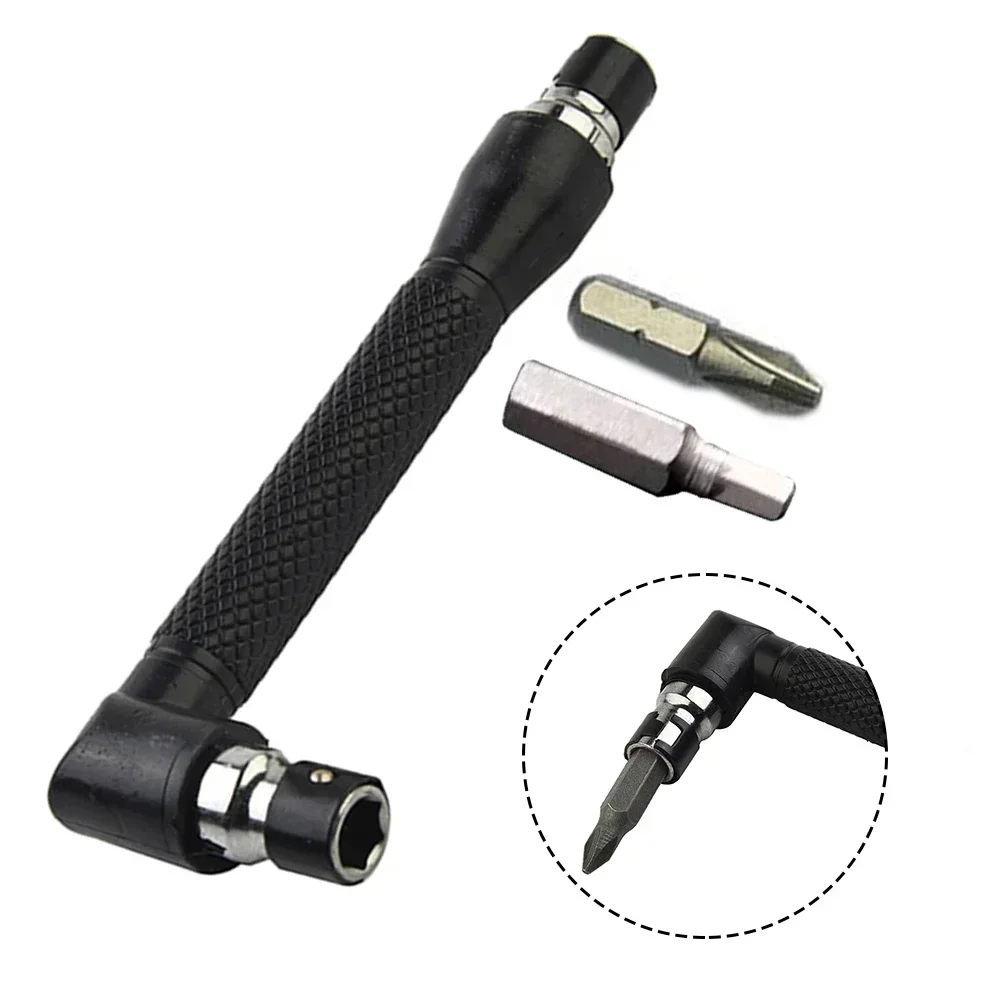 L Type Hexagon Screwdriver Bit With Double-End Handle 6.35mm Steel Socket Wrench Tool 112*29*6.35mm 90 Degree Double-end Handle