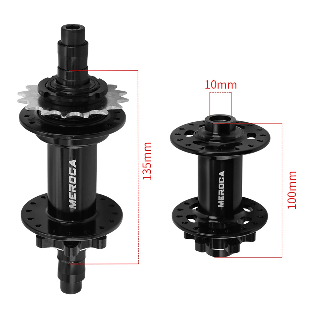 

Applicable Fitting Flexible Suitable Disc Brake Holes Thru Axle Bike Freehub Hubs Aluminum Alloy Front Rear Mm