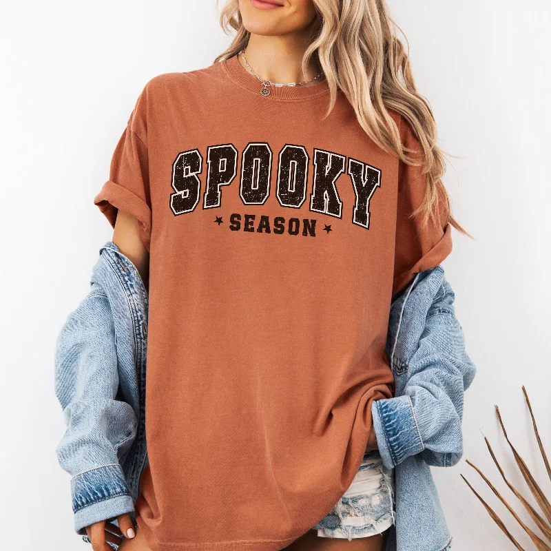 

Spooky Season T Shirt Comfort Colors Halloween Cute Stay Retro Vintage Fall Pumpkin Patch