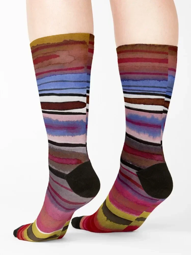 horizontal lines pattern 11 Socks aesthetic valentine gift ideas custom sports new year Men's Socks Women's