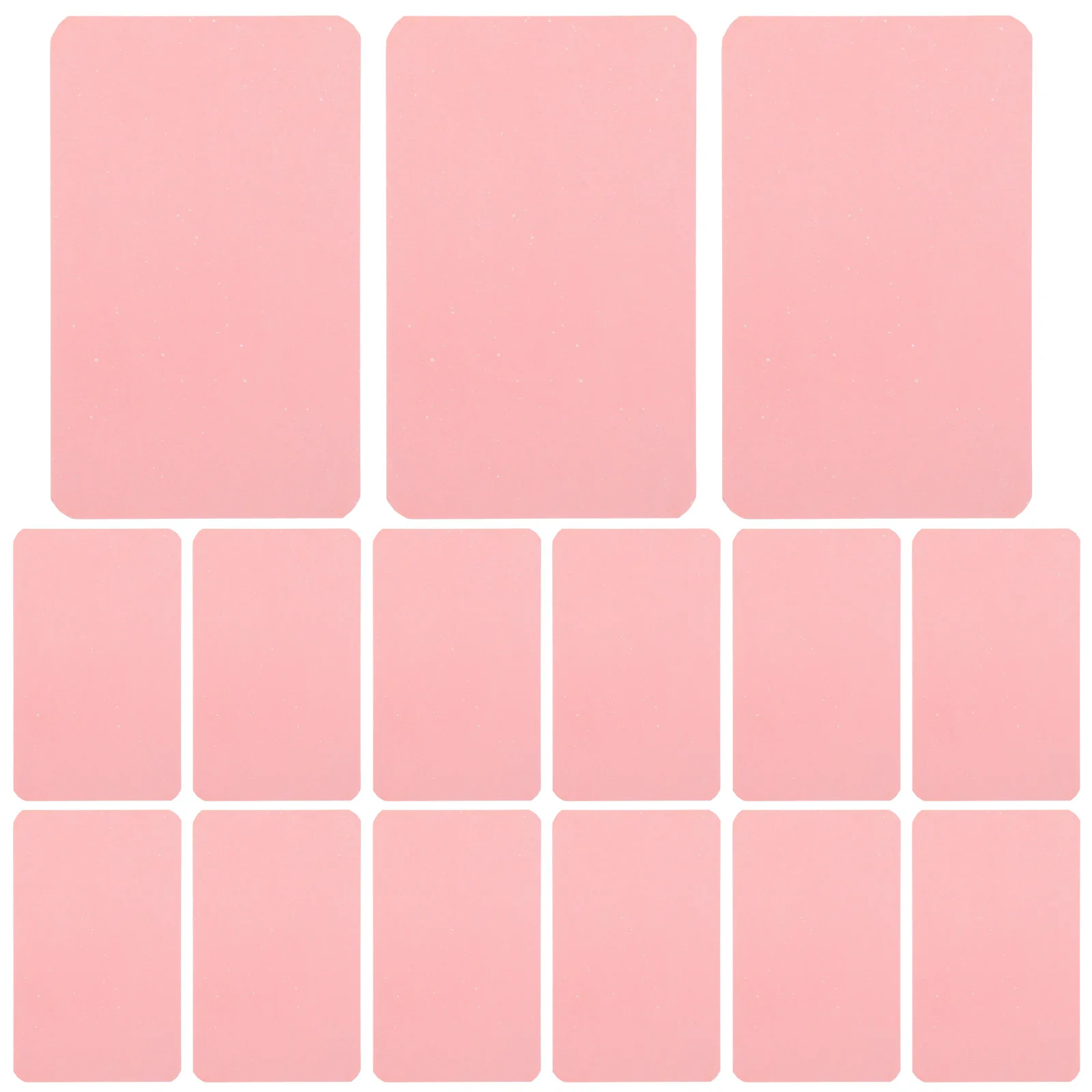 100 Pcs Greeting Card Organizer Note Convenient Word Cards Portable Pink Paper Compact Blank