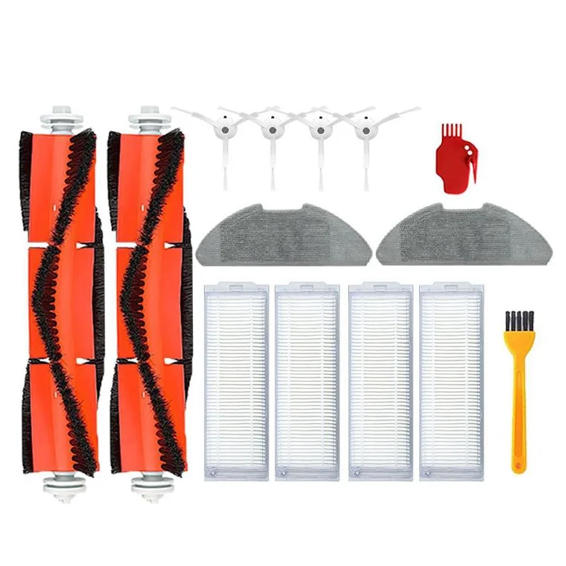 샤오미 Mop 2 Pro / Mop 2 Lite / MJST1SHW / MJSTL 헤파 필터 걸레 천 메인 사이드 브러시 진공 청소기 부품용 ABRG