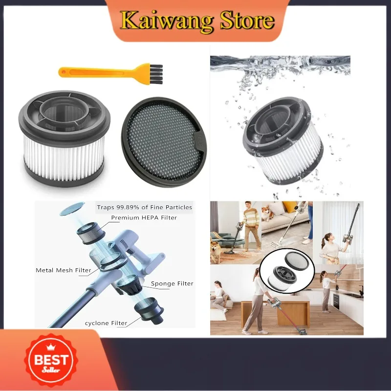 NEW  HEPA Filter Cartridge Accessories for Vacuum Cleaners, Compatible with Dreame T10, T20, T30, and Xiaomi G9, G10