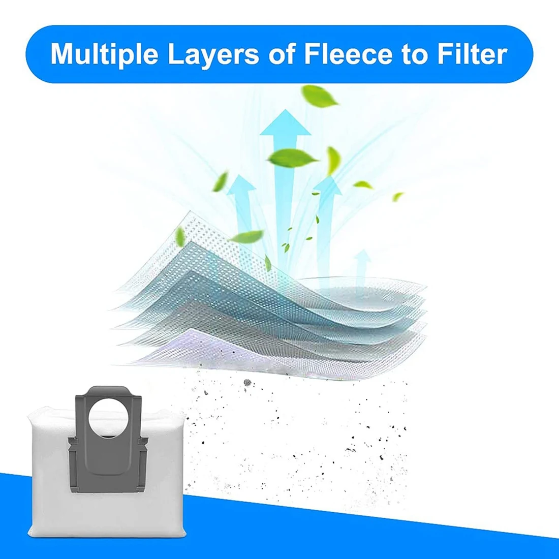 Аксессуар для пылесборника для Q7Max//Max+/S7 MaxV Ultra, сменные мешки для пылесоса, всасывающая станция