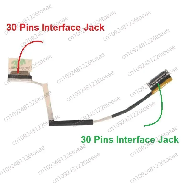 30Pins LVDS LCD Screen Cable For for Lenovo IdeaPad Y700 ,Y700-17ISK MPN:DC02001XB10