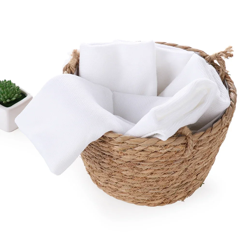 1 Piece 30*60 CM White Soft Microfiber Fabric Face Towel Hotel Bath Towel Wash Cloths Hand Towels Portable Terry Towel
