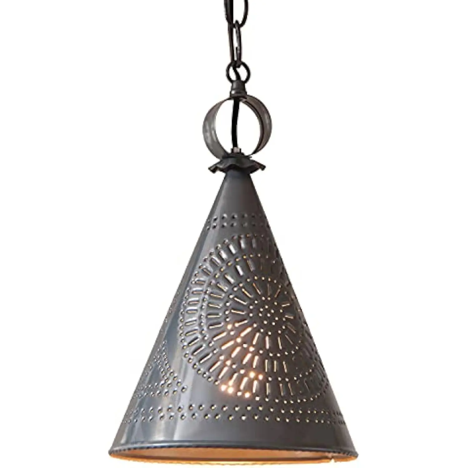 

Sturbridge Witch's Hat Pendant in Country Punched Tin