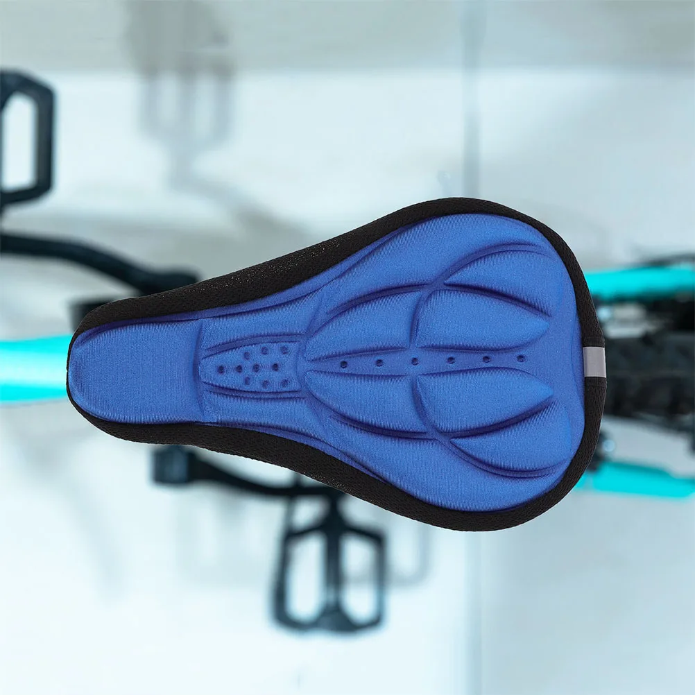 2Pcs Mountain Bike Seat Cushion 3D Thickened Sponge Padded Shock Absorbing Breathable Cover Comfortable Cycling Seat Covers