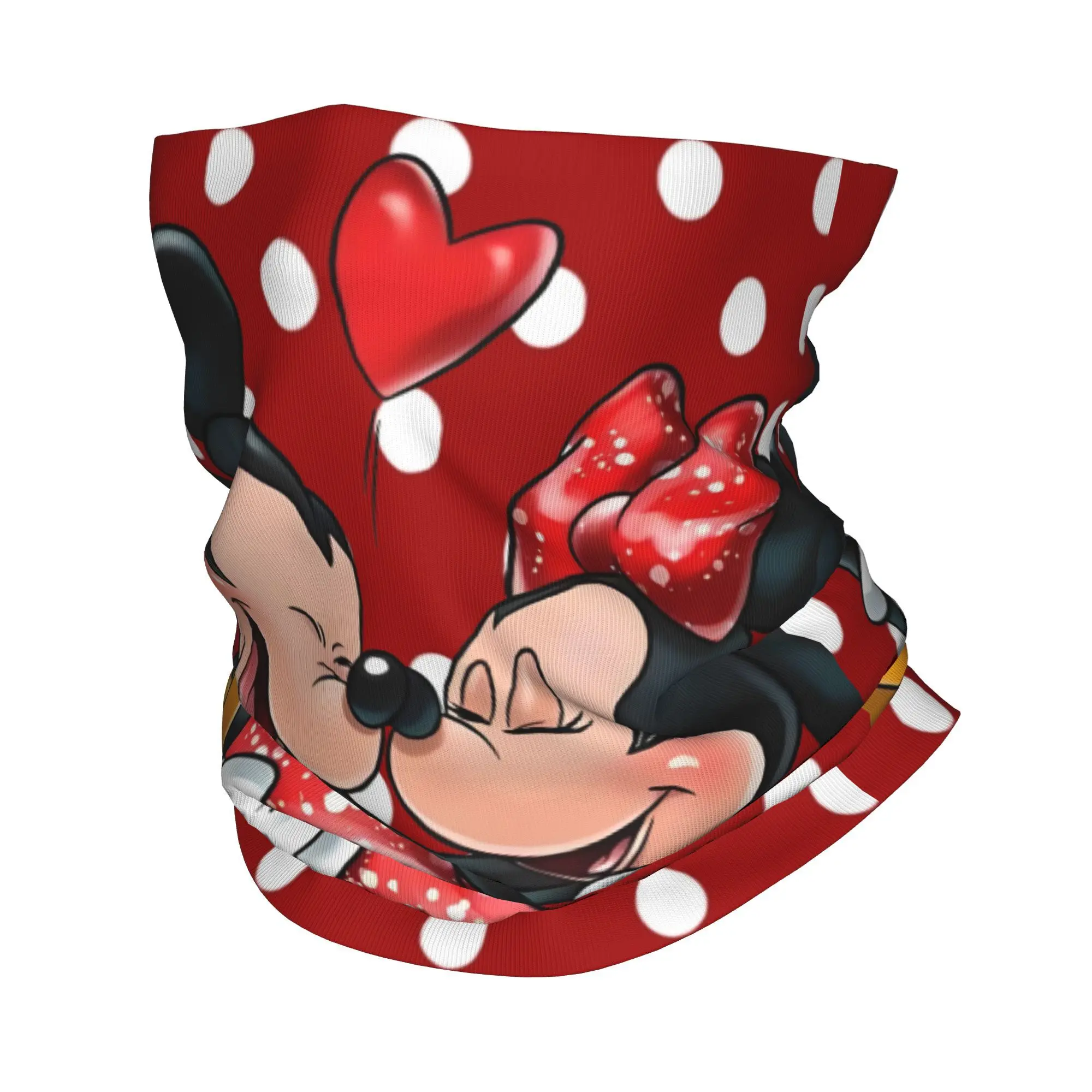 Bandana personalizada de Mickey Mouse Minnie, polaina para el cuello, bufanda para la cara a prueba de viento, cubierta para hombres y mujeres, gorros con estampado bonito, pasamontañas de tubo