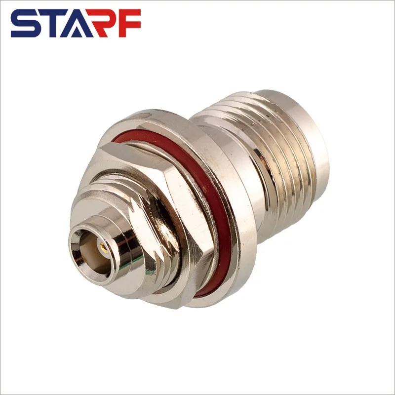 SL100040 Coaxial TNC-K Female To MCX Female Display and Control Host Receiver Panel Differential Antenna Adapter