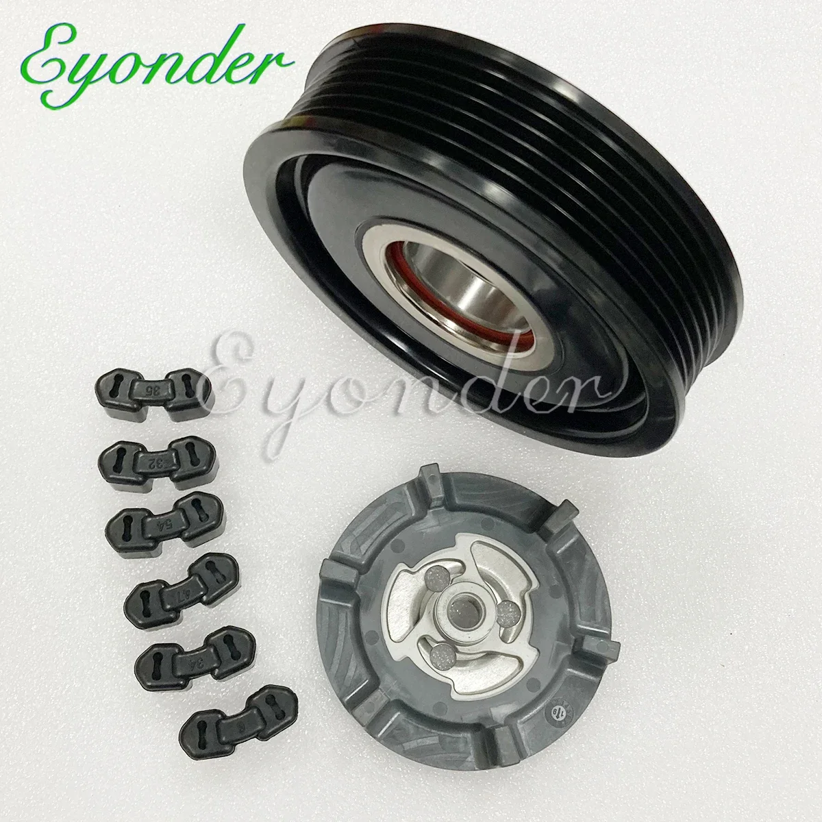 AC A/C Compressor Clutch Pulley for Peugeot 3008 508 308 5008 Citroen 1606467480 6453WF 764439 768623 9659875480 9822101380