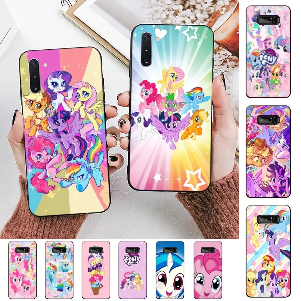 M-My L-Little P-Pony Phone Case For Samsung Note 8 9 10 20 Pro Plus Lite M 10 11 20 30 21 31 51 A 21 22 42 02 03