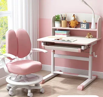 Adjustable ergonomic girls room furniture kid desk