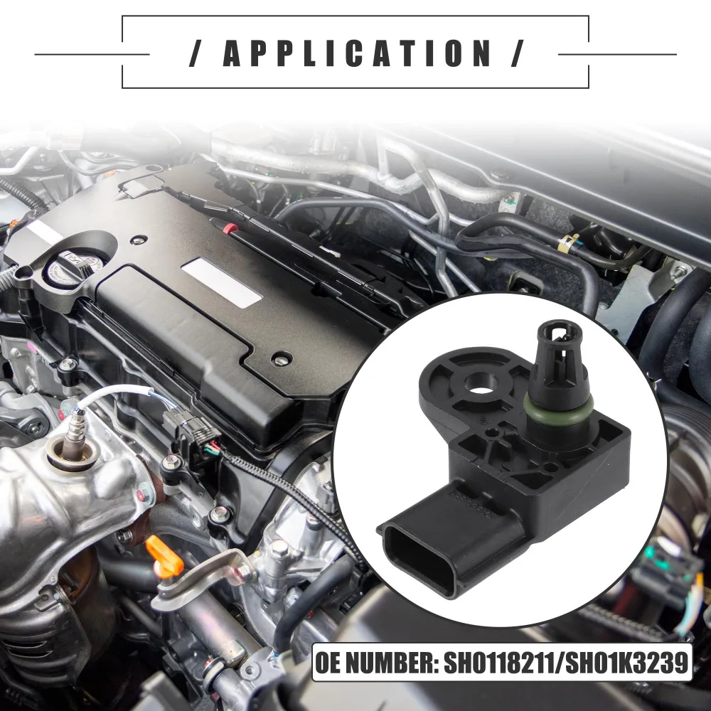 Manifold Air Intake PRESSURE แผนที่ Boost Sensor SH01K3239 สําหรับ MAZDA 6 3 SERIES CX-5 CX-7 2012-2016 ใหม่