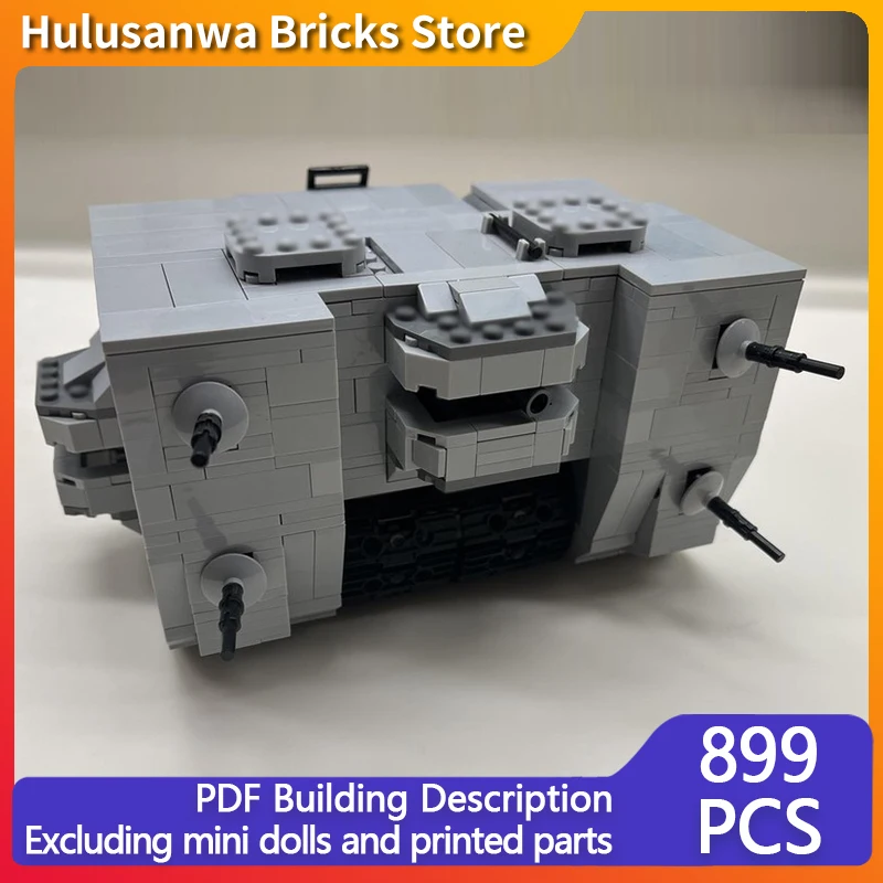 

WW1 Military Tanks Model MOC Building Bricks War Equipment Modular Technology Gifts Holiday Assemble Children Toys Suit