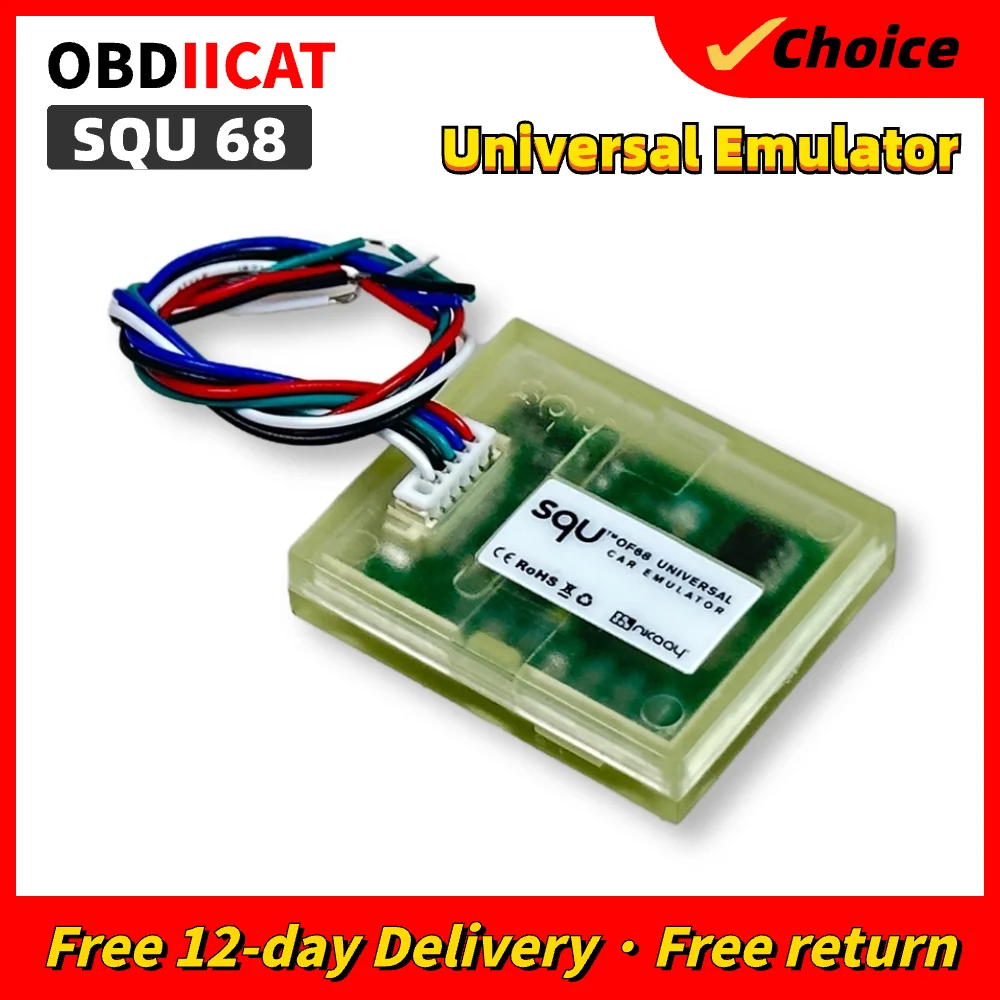 

SQU OF68 Car Emulator MINI Parts Big Works 42 IMMO Programs Universal Emulator 18 Seat TACHO PROGRAMS