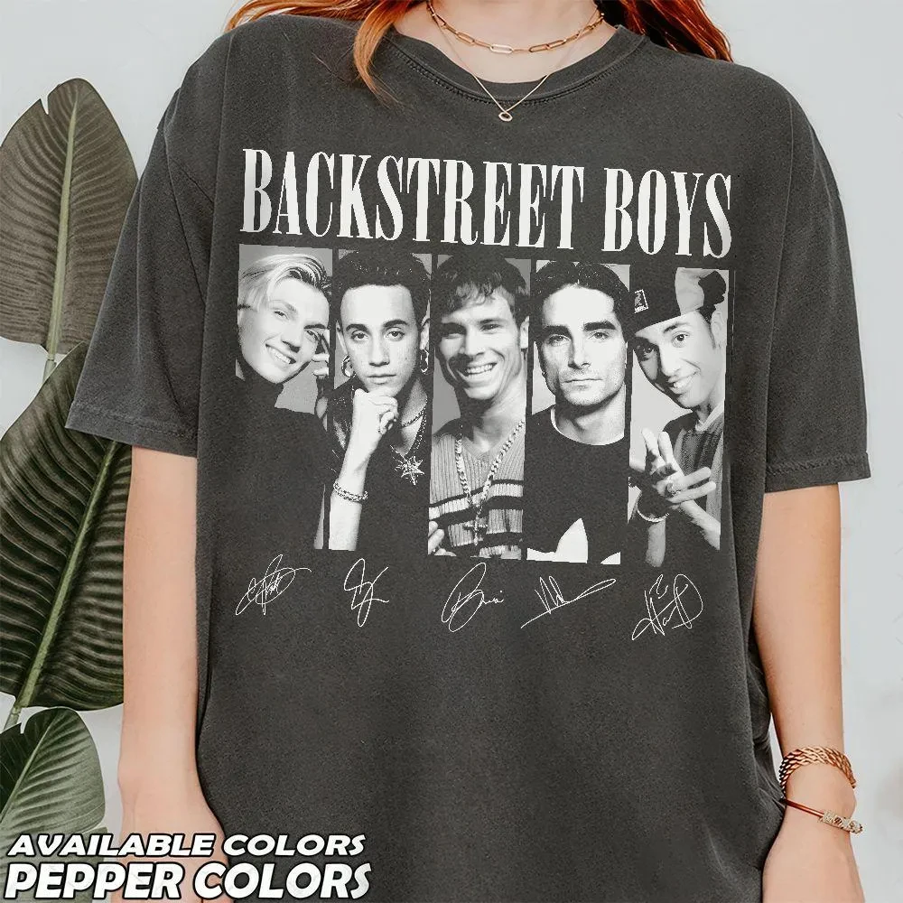 2026 Backstreet Boys Millennial Vintage Comfort Color Shirt, Boyband Era, Millennial Gift, Pop Culture, Retro Concert Ins Y2k