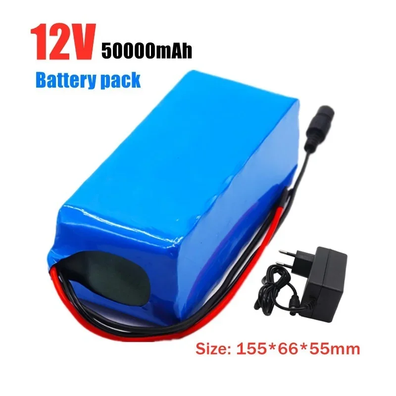 

12V 50000mAh battery pack 18650 Li-ion rechargeable battery protection board 12v 40000mAh inverter mining machine +12.6V charger