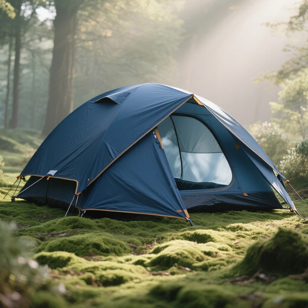 

STLF Customizable Large Waterproof Camping Tent for 3-4 People Oxford Fabric Pop-Up Design for Family Outdoor Travel