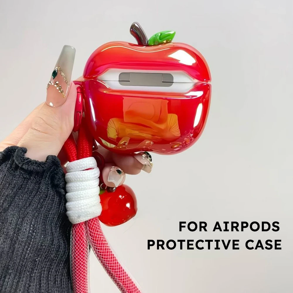 بولي TPU تصفيح الفاكهة ل Airpods برو 2/1 حقيبة سماعة الاذن أبل شكل تصميم ناعم مخصص شخصية ل Airpods Pro 2/1 حافظة #1