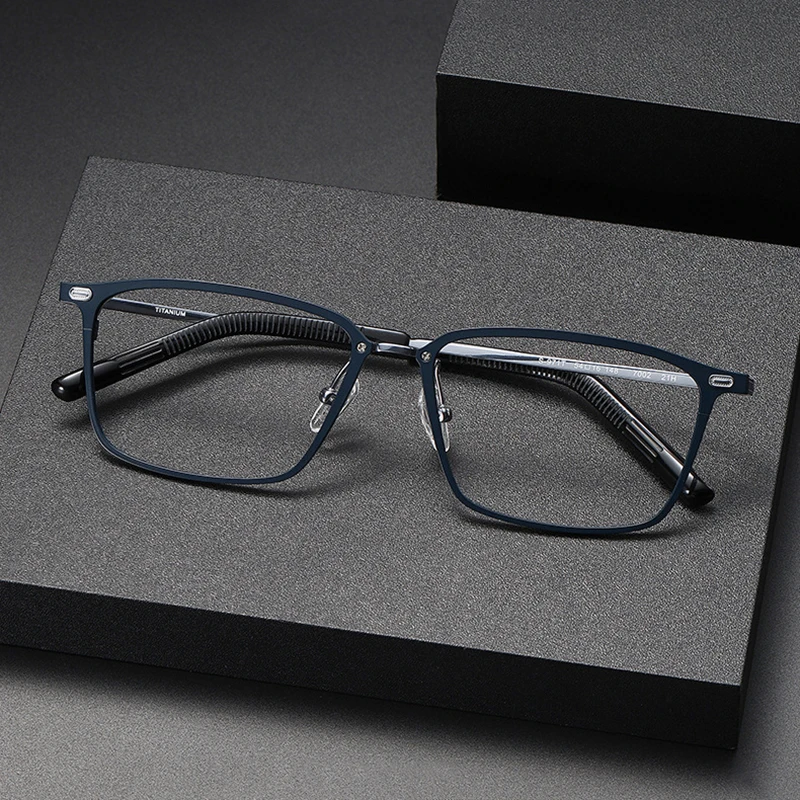 

Fashion Men Women Business Glasses Frame Casual Pure Titanium Eyeglass Optical Prescription Myopia Glasses Frames Eyewear