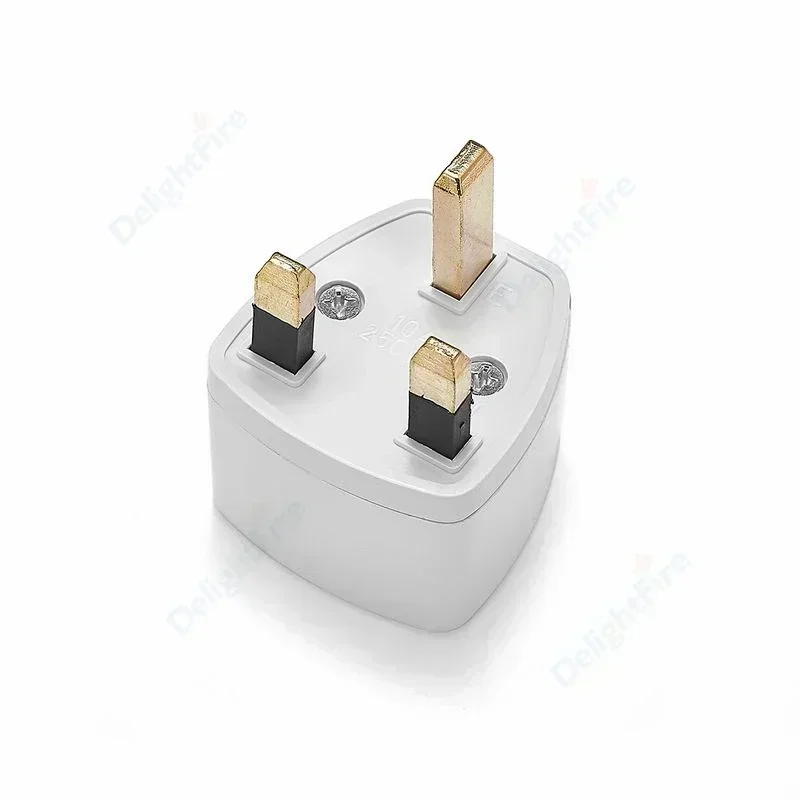 Adaptor steker UK Amerika Australia Eropa AU EU AS ke Inggris adaptor perjalanan Amerika ke Inggris soket daya tipe G Outlet AC