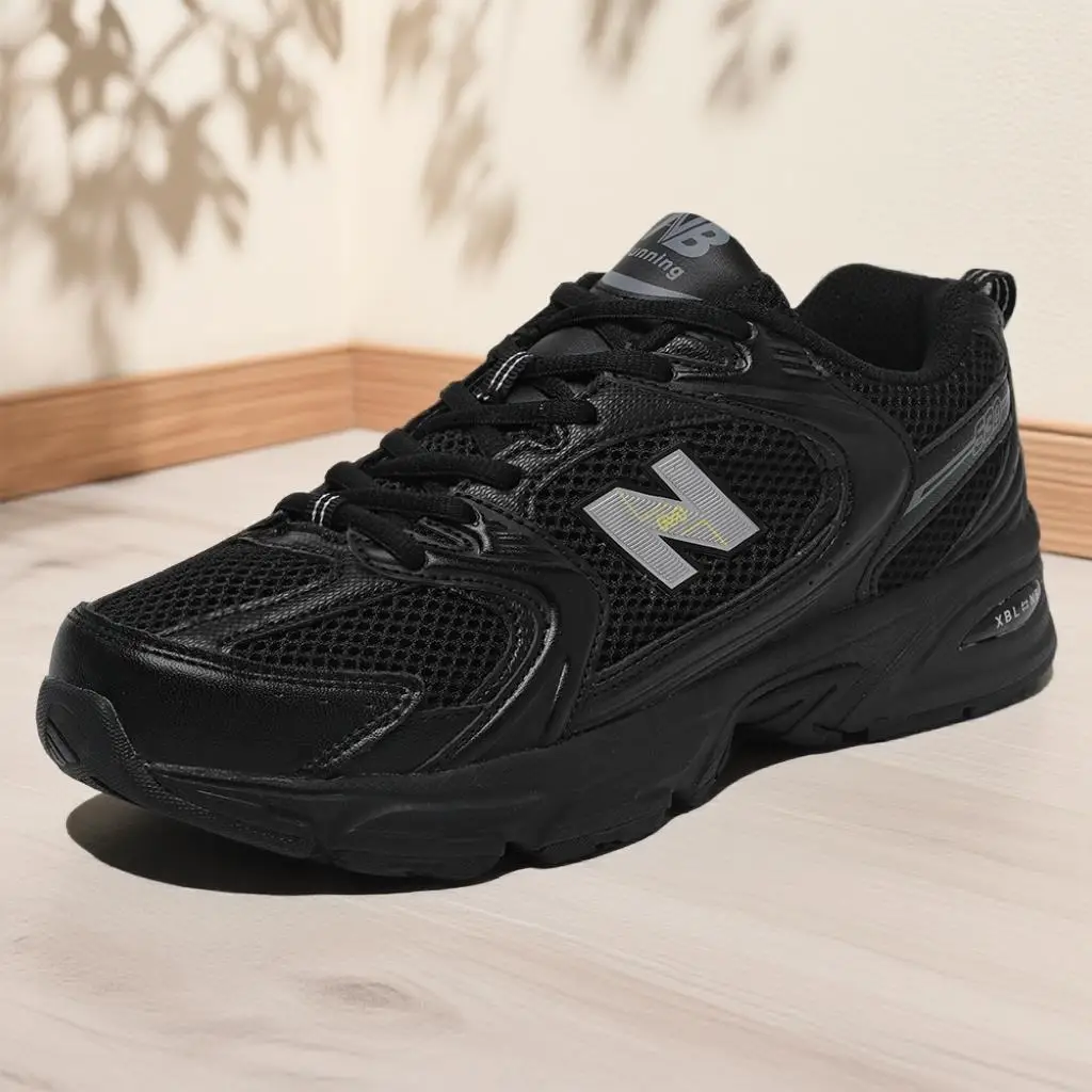 

FallBreathable chunky - sole casual shoes, mesh patchwork, all - season fit