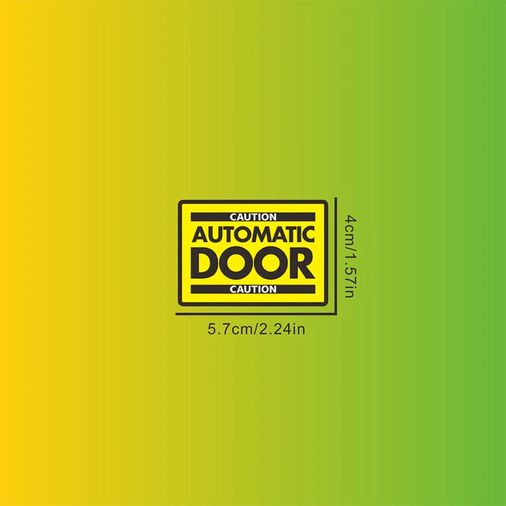 AUTOMATIC DOOR Vinyl Sticker, Car Exterior Decal for Window Body Auto Styling Decoration