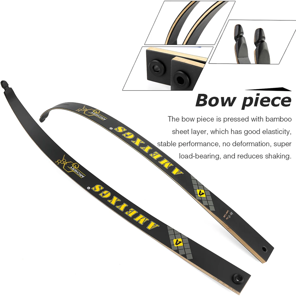 68 Inch Hunting Bow 20-40lbs Recurve Bow Take Down Split Bow Carbon Arrows Sight Quiver for Adult Archery Shooting Target