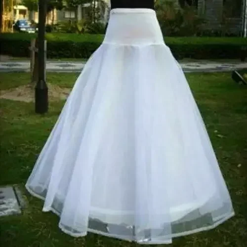 كرينولين ثوب ثوب نسائي تحتية زلة فستان الزفاف الزفاف #4