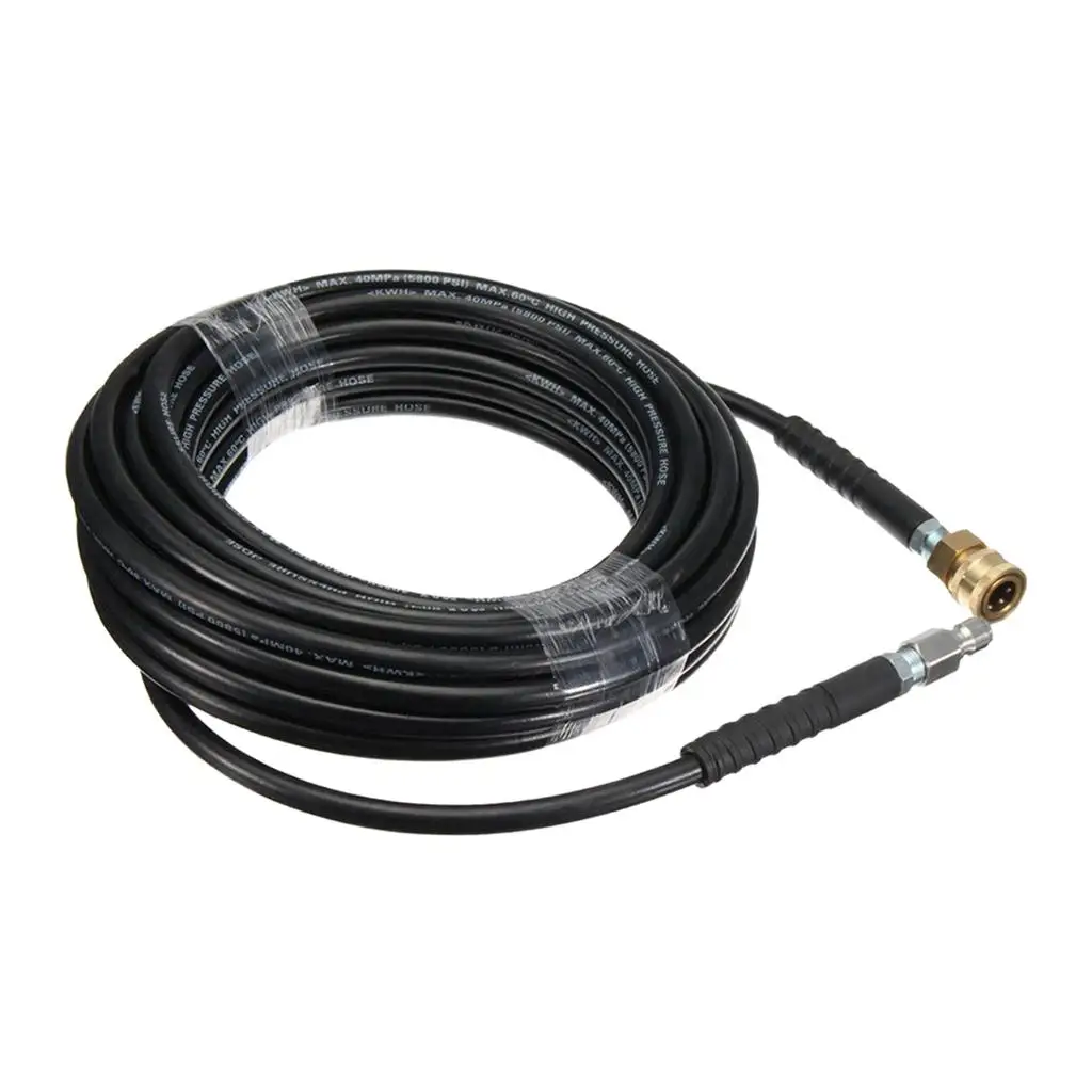 

15 Metre Water /4" High Pressure Washer Replacement Extension Hose 15m