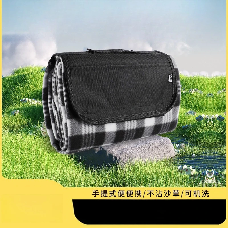 Spring Outing PEVA Recycled Picnic Mat Outdoor Folding Cushion Thickened Waterproof Camping Mat
