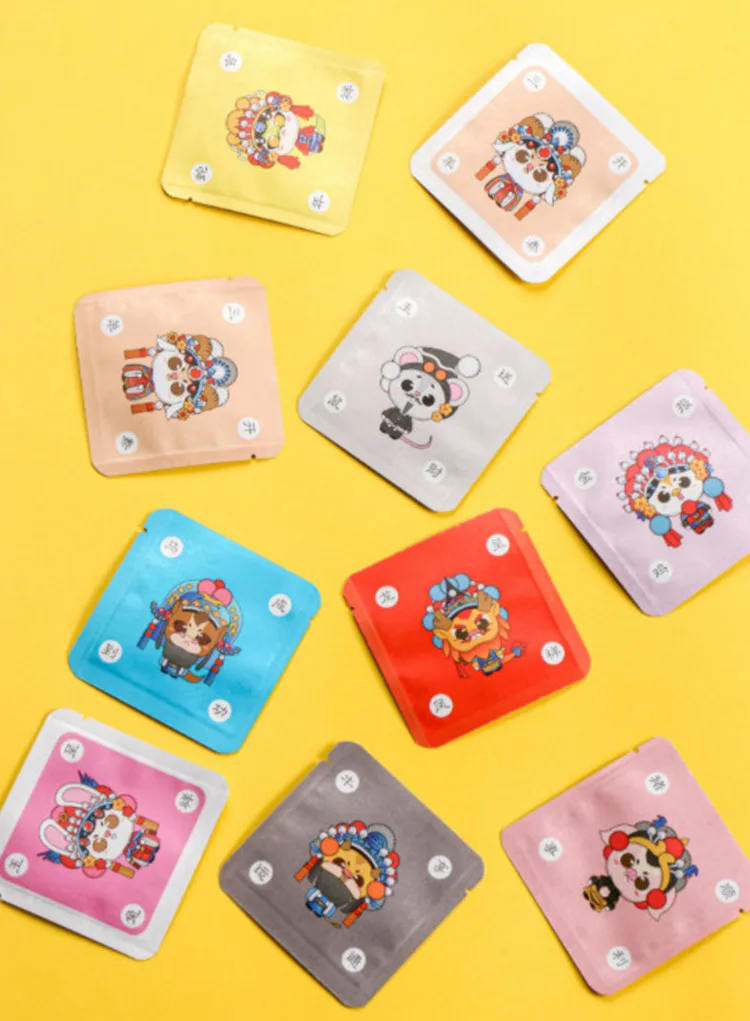 500PCS Open Top Silk Tissue Paper Foil Packaging Bag Heat Sealing Ground Coffee Tea Spice Cereals Nuts Chocolate Storage Pouches view 4