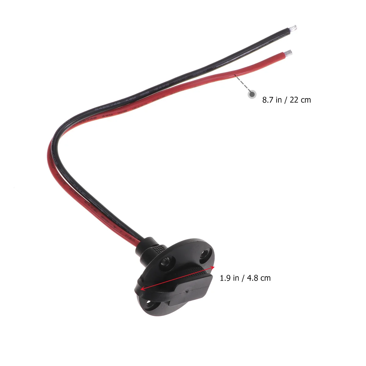 

4 Hole Sae Waterproof Cover Power Connect Cable Solar Panel Connect Wire for Motorcycle Rv Truck Solar Extension Cable