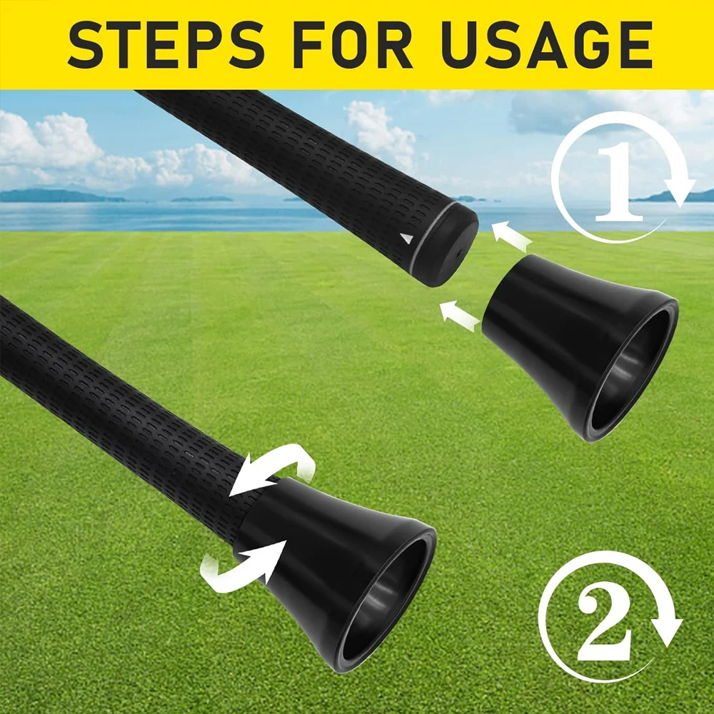 1Pcs Golf Ball Retriever Golf Ball Putter Picker Grip Pick Up Tool,Putter Ball Pick up, Golf Ball Retrievers Pick Up Tool