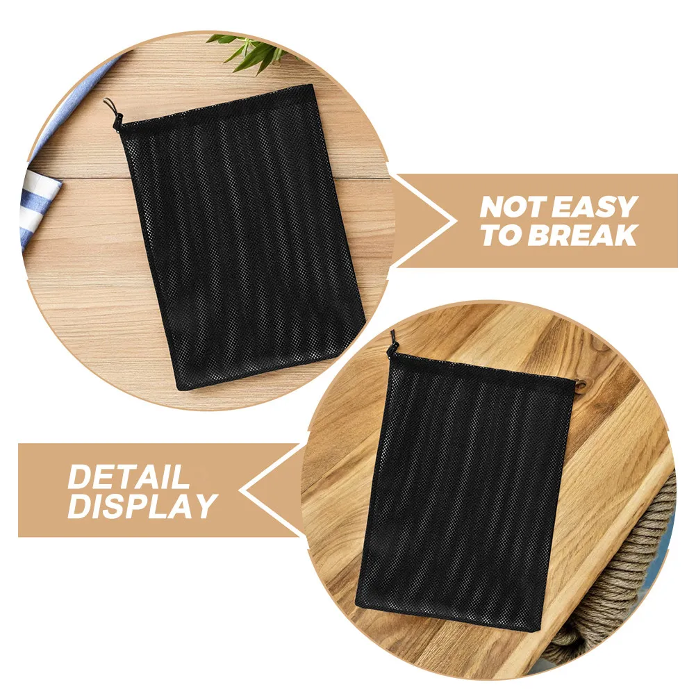 2Pcs Pond Pump Filter Bag Mesh Polyester Drawstring Pump Barrier Bag Swimming Pool Aquarium Fish Tank Debris Filter view 6