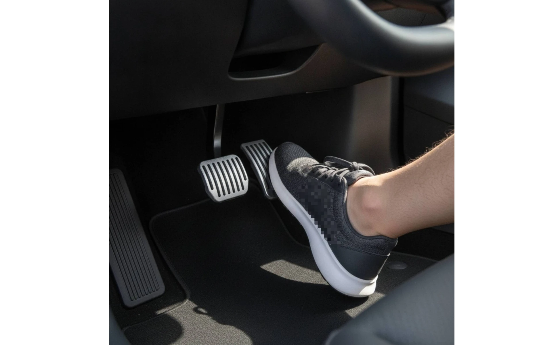 2 Pieces Accelerator and Brake Pedal Covers Slim-Profile Pedal Covers with Anti-Slip Inserts Car Parts Sporty Long-Lasting
