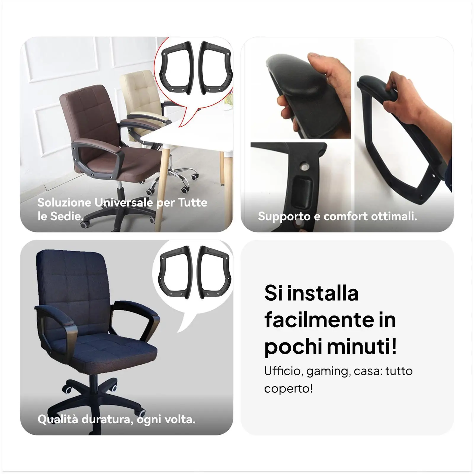 Chairs Parts Bracket Liftable Replacement Armrest PP Material Comfort Support for Foldable Chair