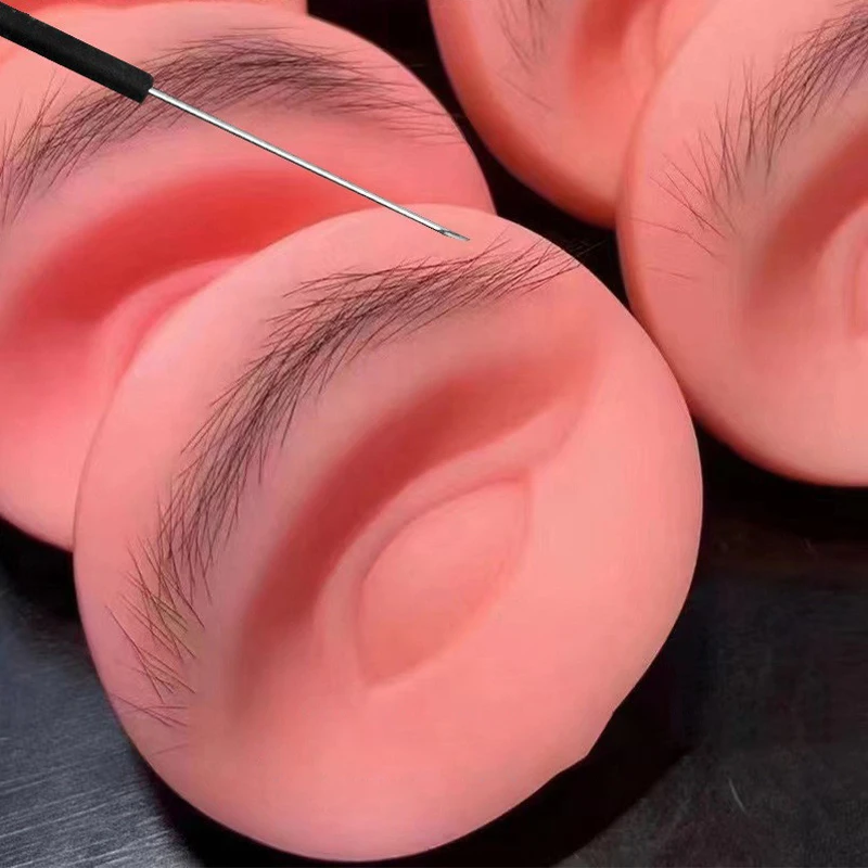 2 bolsas auténticas cejas reales AI Master Practice pelo de cejas clonadas nativas sin folículos capilares para practicar principiantes