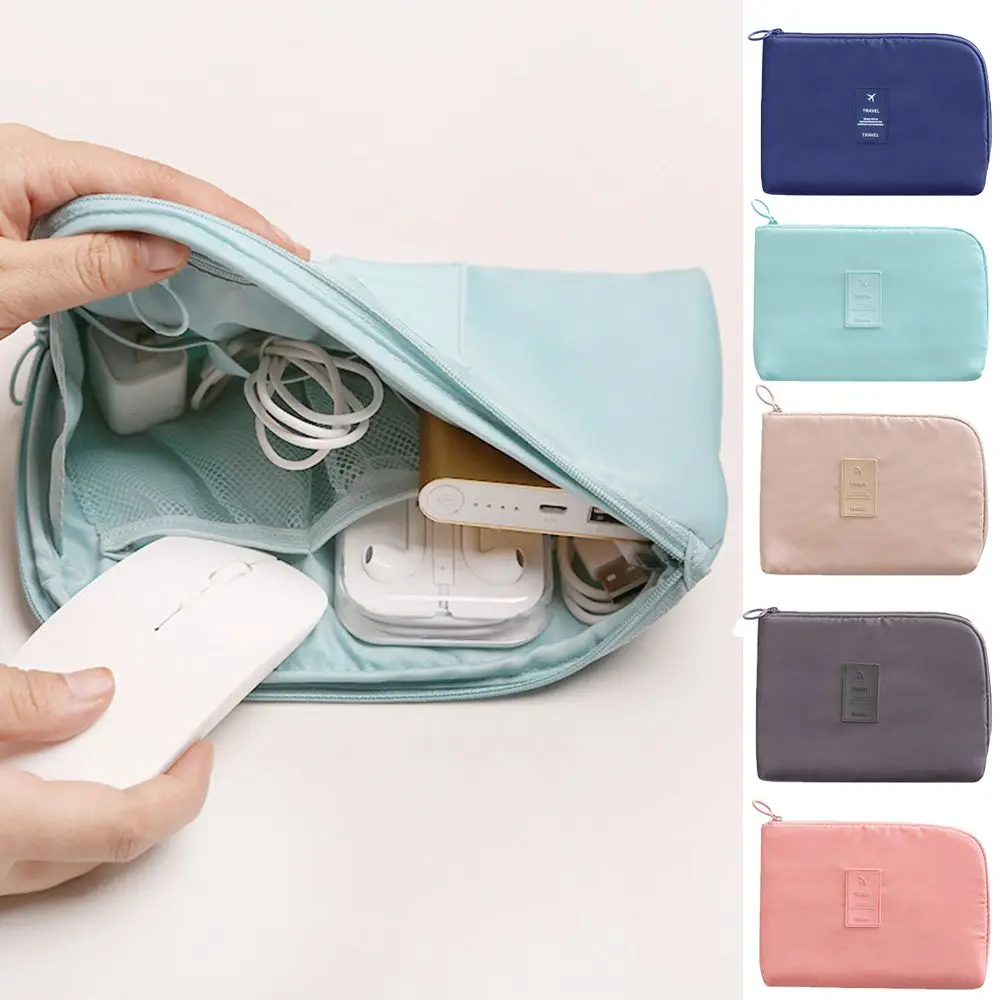 Travel Cable Organizer Bag Waterproof Makeup Kit Mobile Bag Cases Digital Devices USB Gadget Line Data Cable Organizer