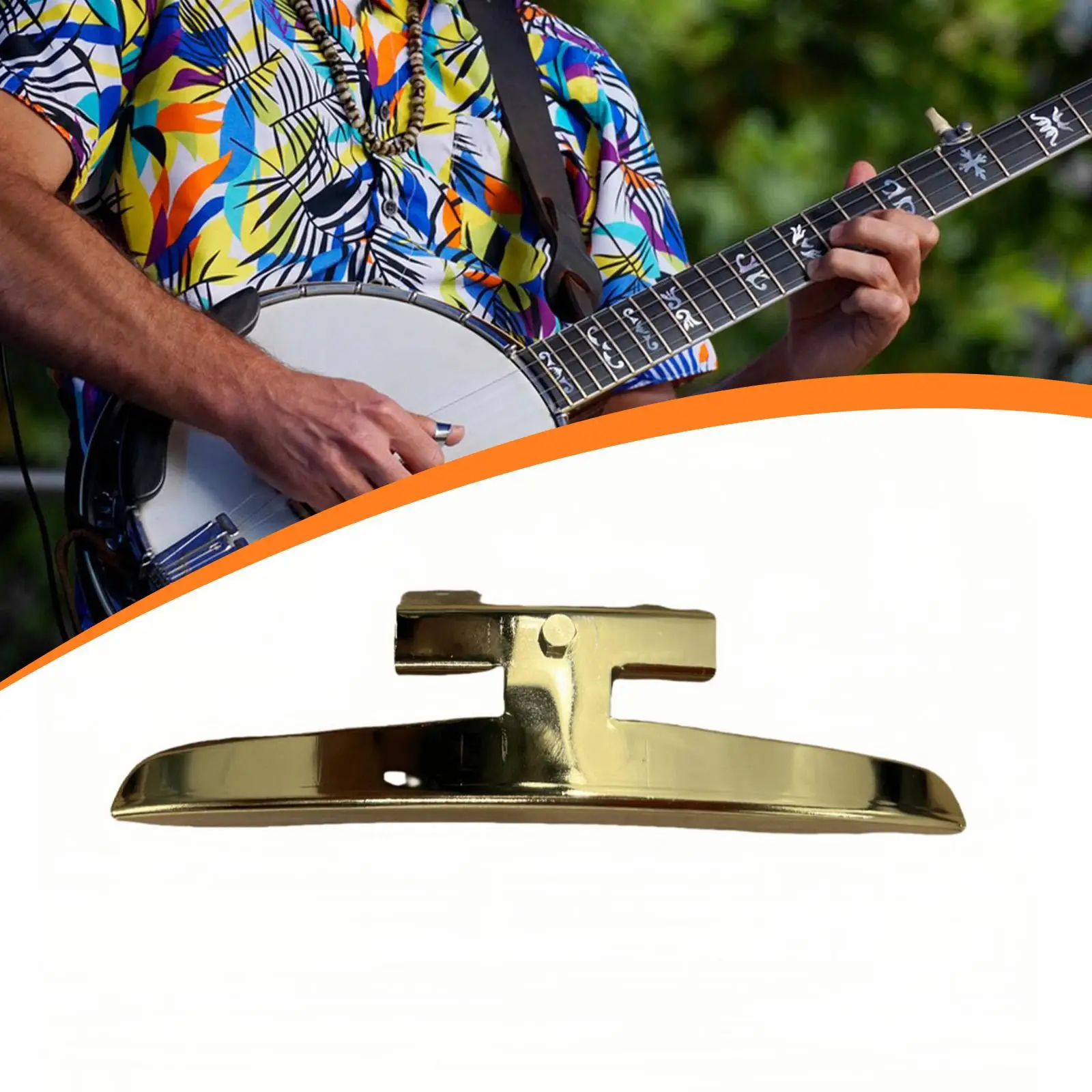 مسند ذراع البانجو مناسب مع أجزاء أدوات الموسيقى بخطافين منفصلين #3