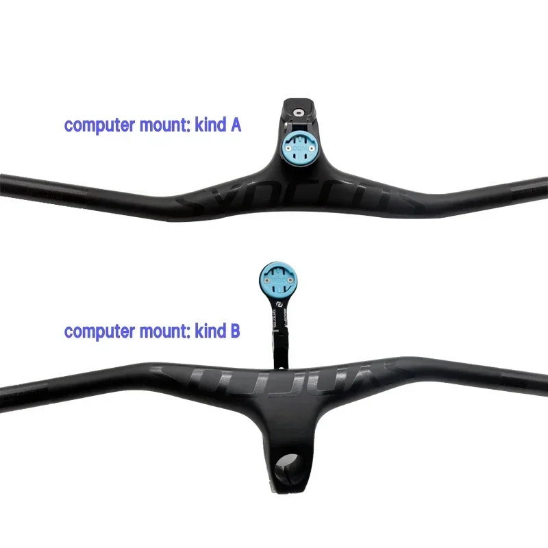 Syncros Multiple Colour MTB Integrated Handlebar Carbon Fiber One-shaped Handlebar Stem -17Degree bike frame bicycle parts