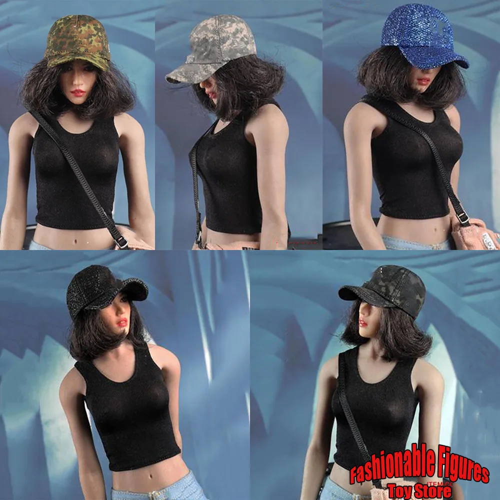 CCTOYS 5 цветов 1/6 Женская реальная Спортивная Кепка ручной работы бейсбольная кепка сцена аксессуар для 12-дюймовых экшн-фигурок тела