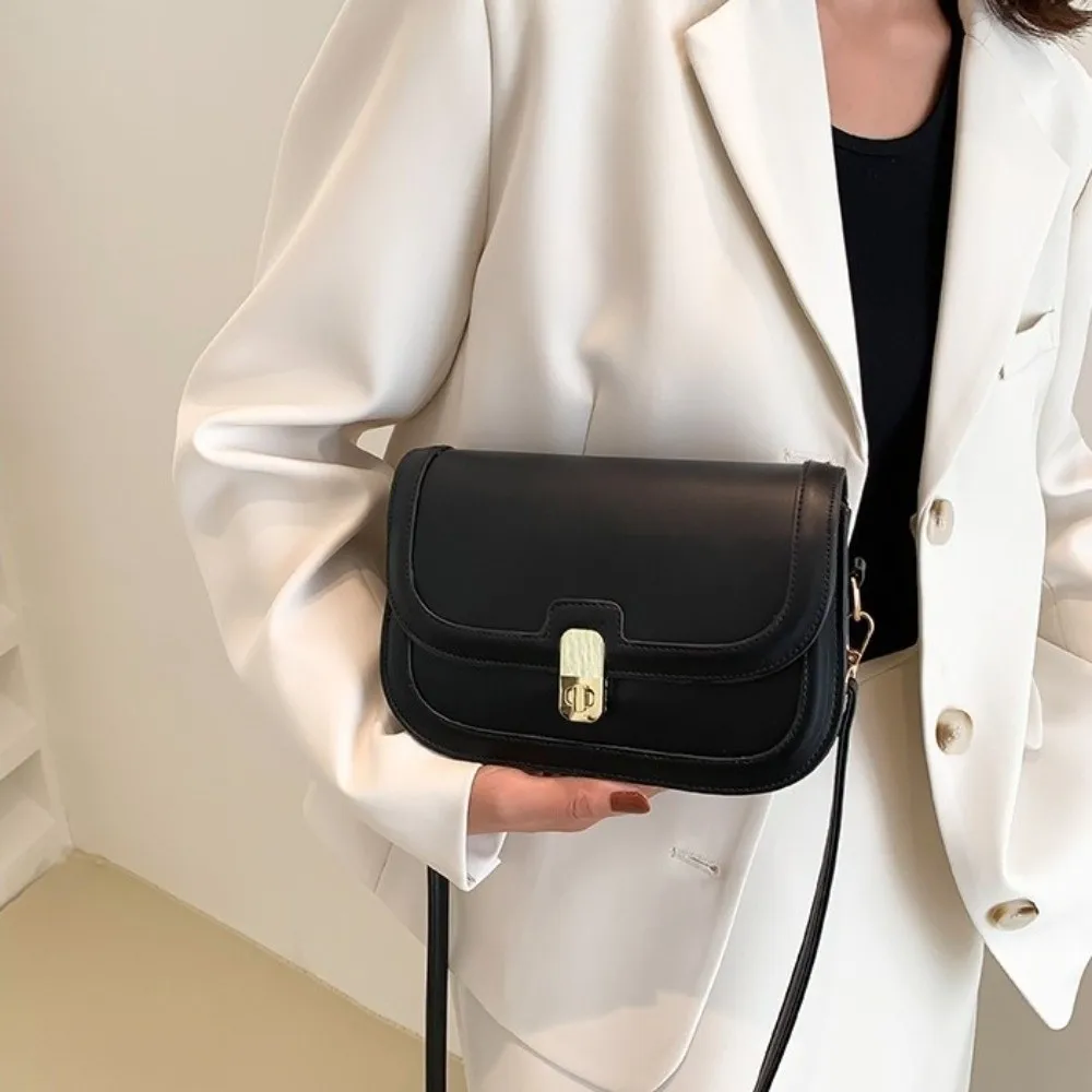 

Простая текстурированная сумка через плечо из искусственной кожи в корейском стиле, квадратная сумка через плечо, ручная однотонная женская сумка подмышками, вечерние