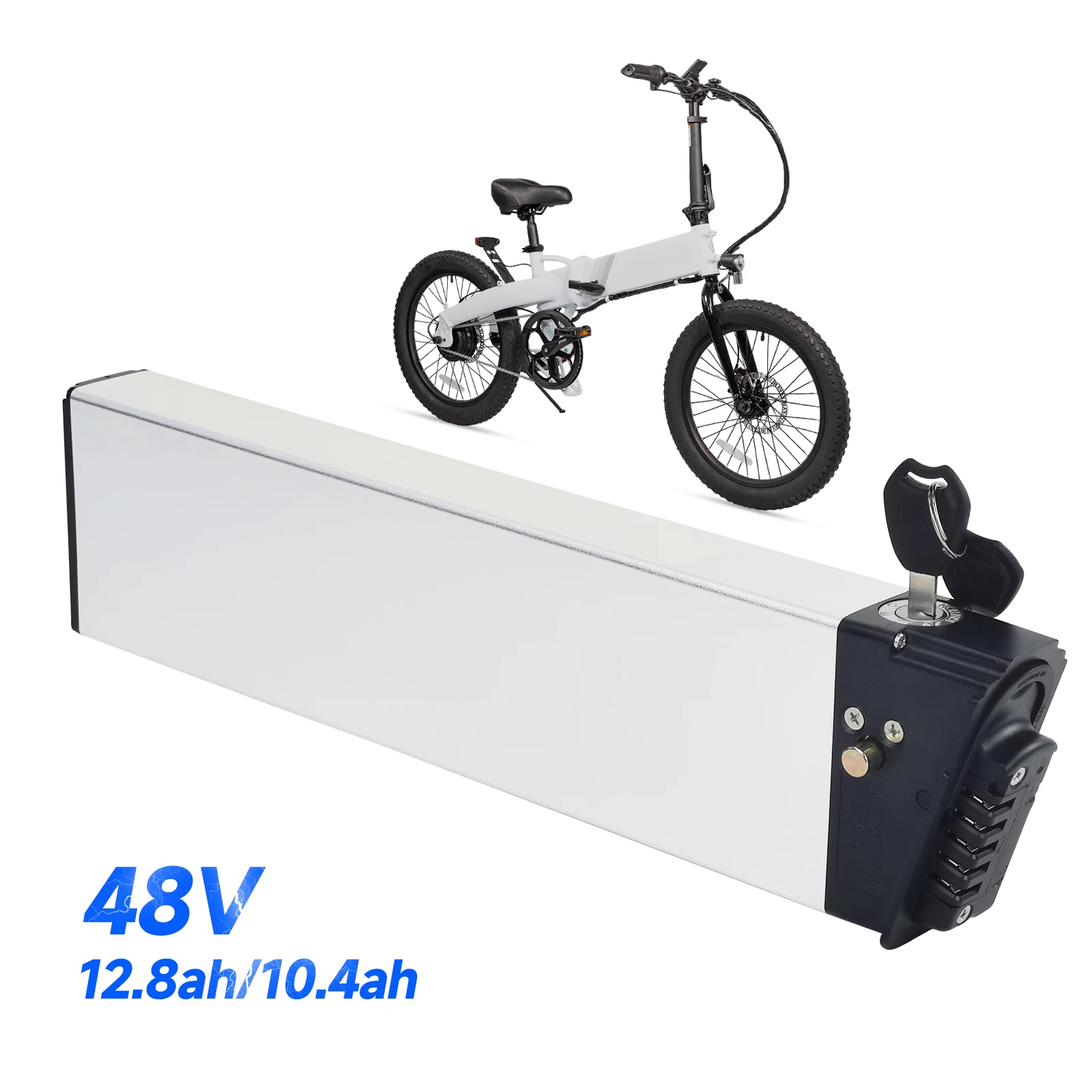 Folding Ebike Battery 48V 10.4Ah 12.8Ah 14Ah for Samebike LO26 20LVXD30 LAFLY X3 X5 SMLRO S11 Foldable e-Bike battery akku